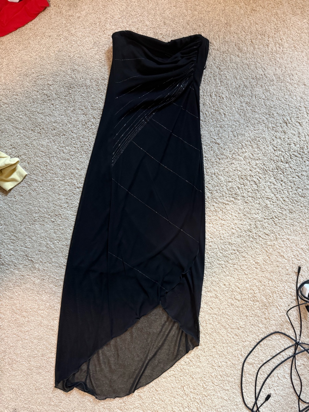 Byer too! y2k asymmetrical maxi dress
